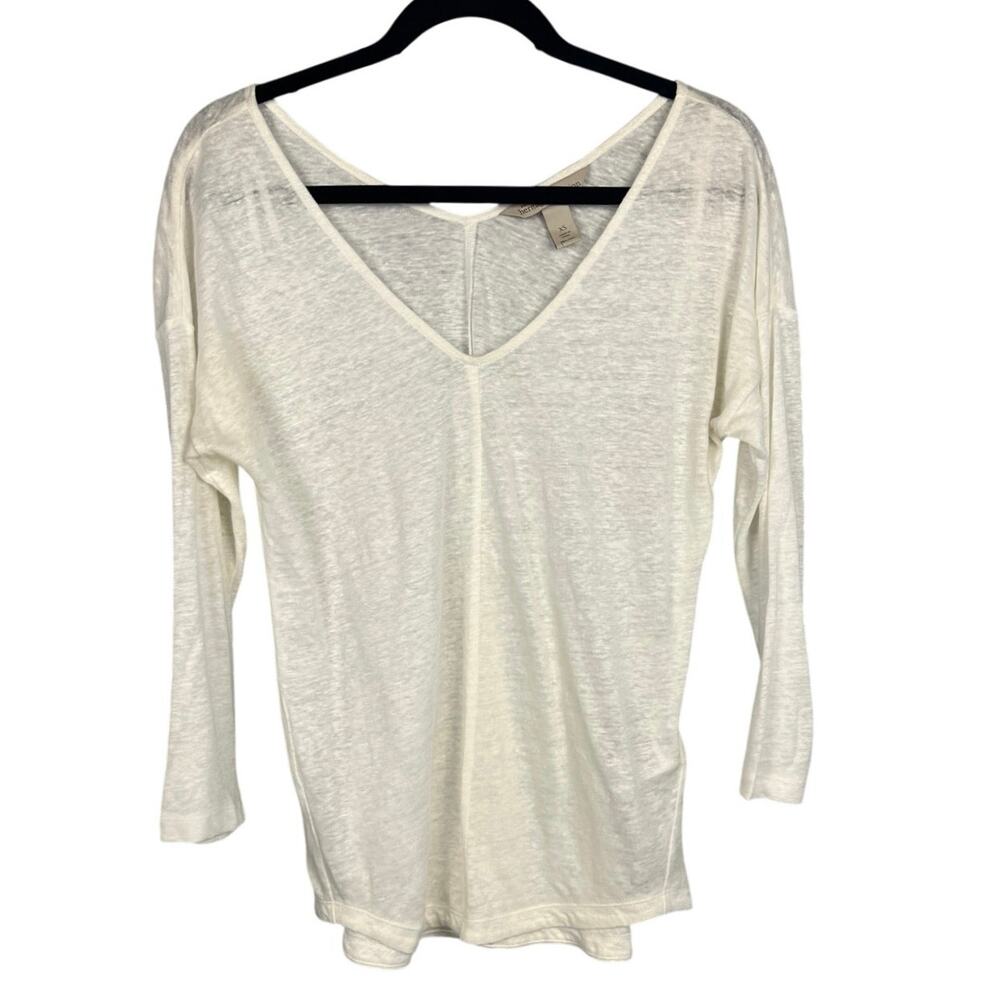Banana Republic 100% Linen Tee Size XS